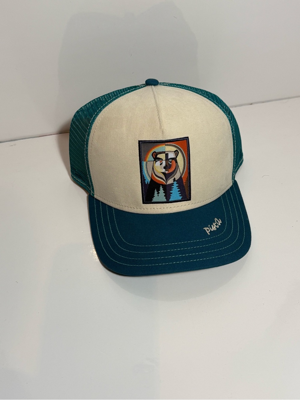 pistil womens Trucker hat brand new. Teal